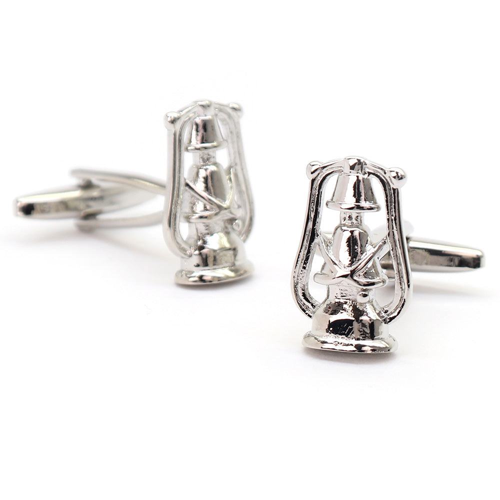 ランタン オイルランプ カフスボタン アウトドア キャンプ 趣味 シルバー 男女 スーツ 人気 プレゼント ギフト おしゃれ かわいい カフス専門店