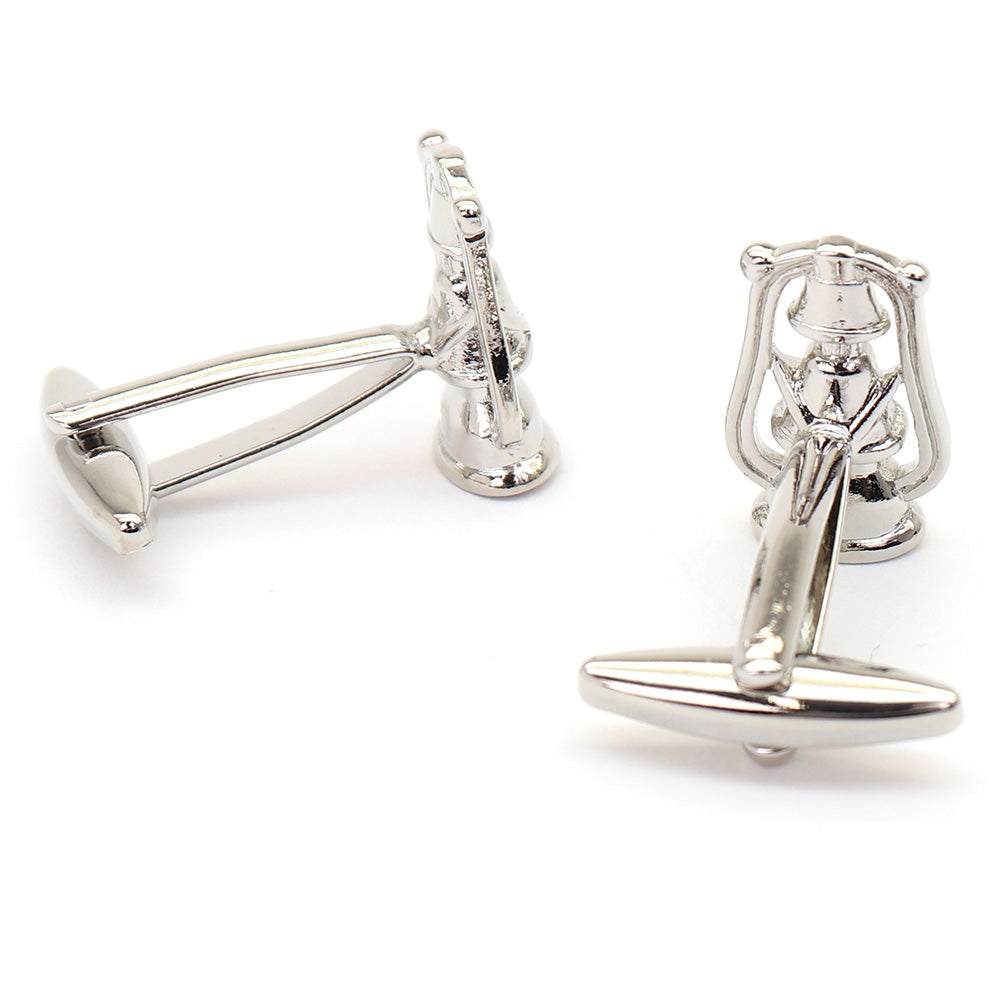 ランタン オイルランプ カフスボタン アウトドア キャンプ 趣味 シルバー 男女 スーツ 人気 プレゼント ギフト おしゃれ かわいい カフス専門店