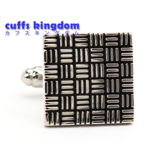 幾何学模様 スクエア カフスボタン 男女 営業マン おしゃれ 結婚式 カジュアル シンプル スーツ 人気 プレゼント ギフト 入園式 入学式 成人式 カフス専門店