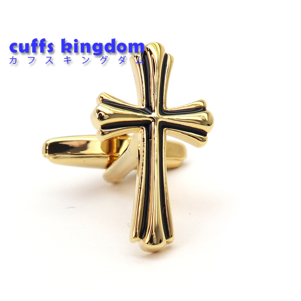 ゴールド クロス カフスボタン 男女 営業マン おしゃれ 結婚式 カジュアル シンプル スーツ 人気 プレゼント ギフト 入園式 入学式 成人式 カフス専門店