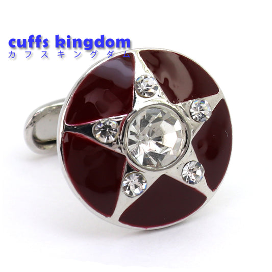 五芒星 星 モチーフ カフスボタン ジュエル 男女 営業マン おしゃれ かわいい 結婚式 スーツ 人気 プレゼント ギフト カフス専門店