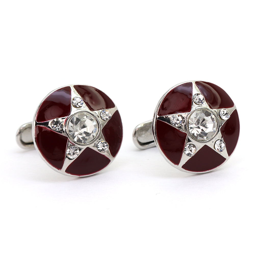 五芒星 星 モチーフ カフスボタン ジュエル 男女 営業マン おしゃれ かわいい 結婚式 スーツ 人気 プレゼント ギフト カフス専門店