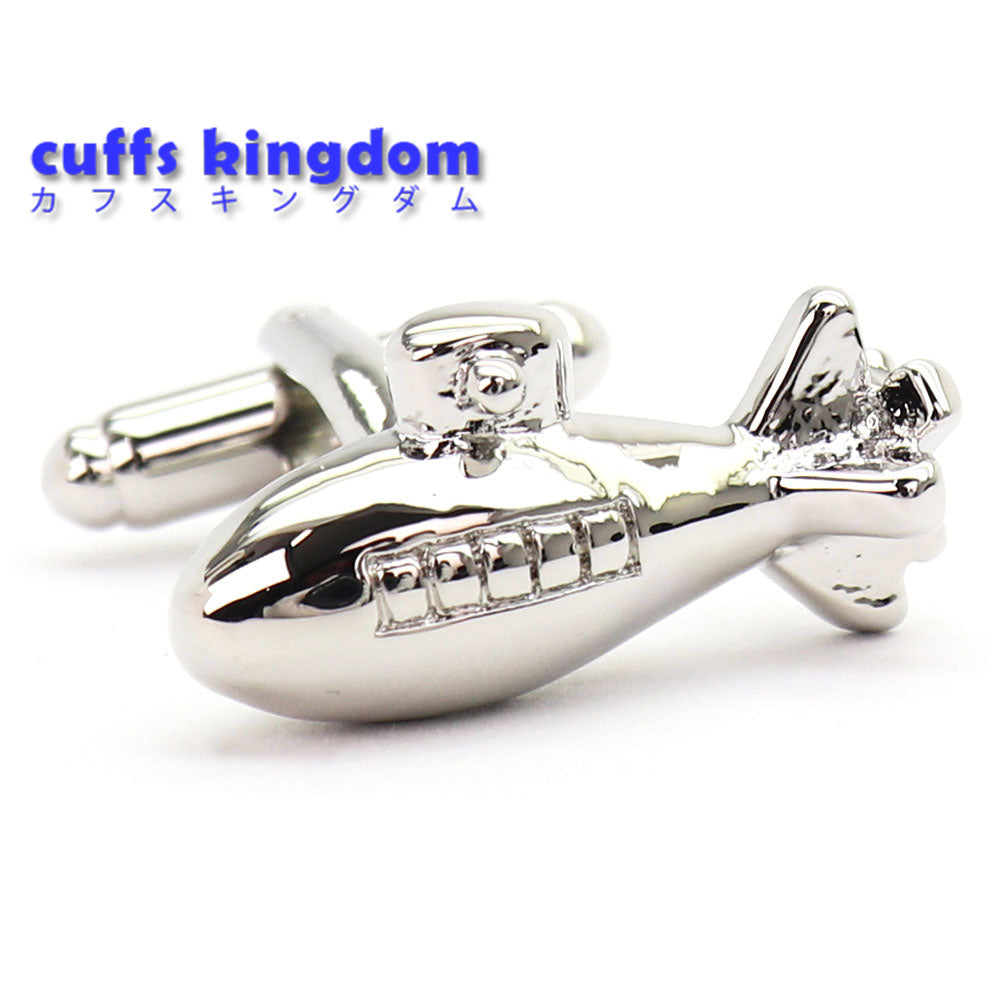 潜水艦 カフスボタン シルバー 男女 乗り物 ユニーク スーツ プレゼント ギフト おしゃれ かわいい 大人気 結婚式 カフス専門店