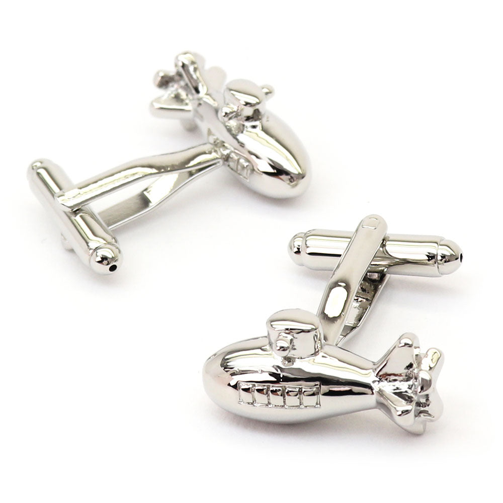 潜水艦 カフスボタン シルバー 男女 乗り物 ユニーク スーツ プレゼント ギフト おしゃれ かわいい 大人気 結婚式 カフス専門店