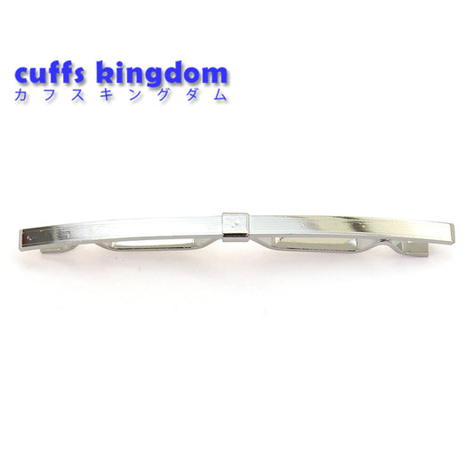 カラーバー （ クリップ ） シャツ の 襟止め 【シルバー】おしゃれ かわいい プレゼント 高級感 メンズ お礼 ギフト アクセサリー カフス専門店