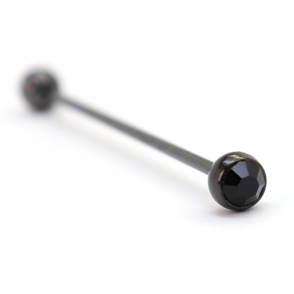 ジュエル 【ブラック】 ブラック カラーバー（ ピン ）シャツ 襟止め おしゃれ かわいい プレゼント 高級感 メンズ ギフト アクセサリー カフス専門店