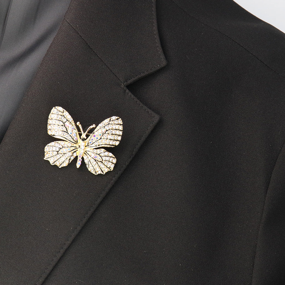 キラキラ-ゴージャス-蝶バタフライ-ブローチ-ファッション-ブローチピン-エレガント-可愛い-おしゃれ-アクセサリー-プレゼント-贈り物-メンズ-レディース-子供-ジュエリー-カフス専門店
