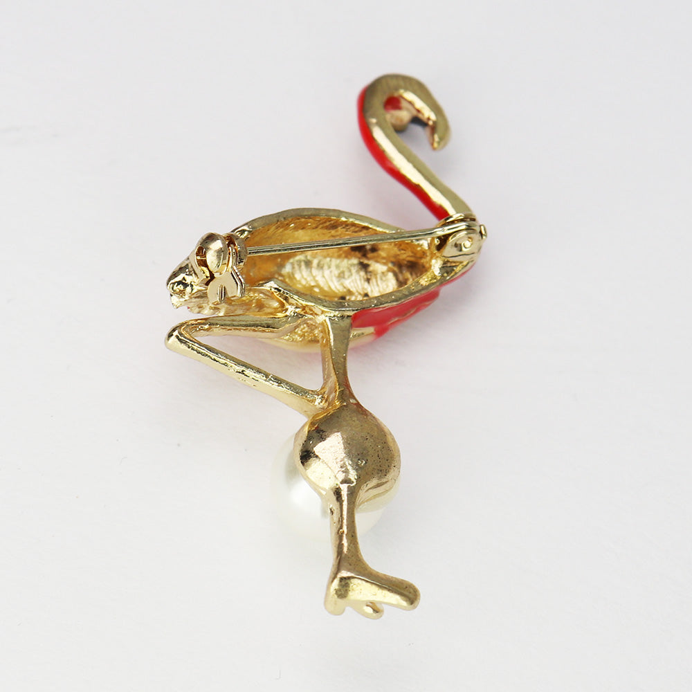 フラミンゴ-ブローチ-ピンク-ファッション-ブローチピン-可愛い-おしゃれ-アクセサリー-プレゼント-贈り物-メンズ-レディース-子供-ジュエリー-カフス専門店
