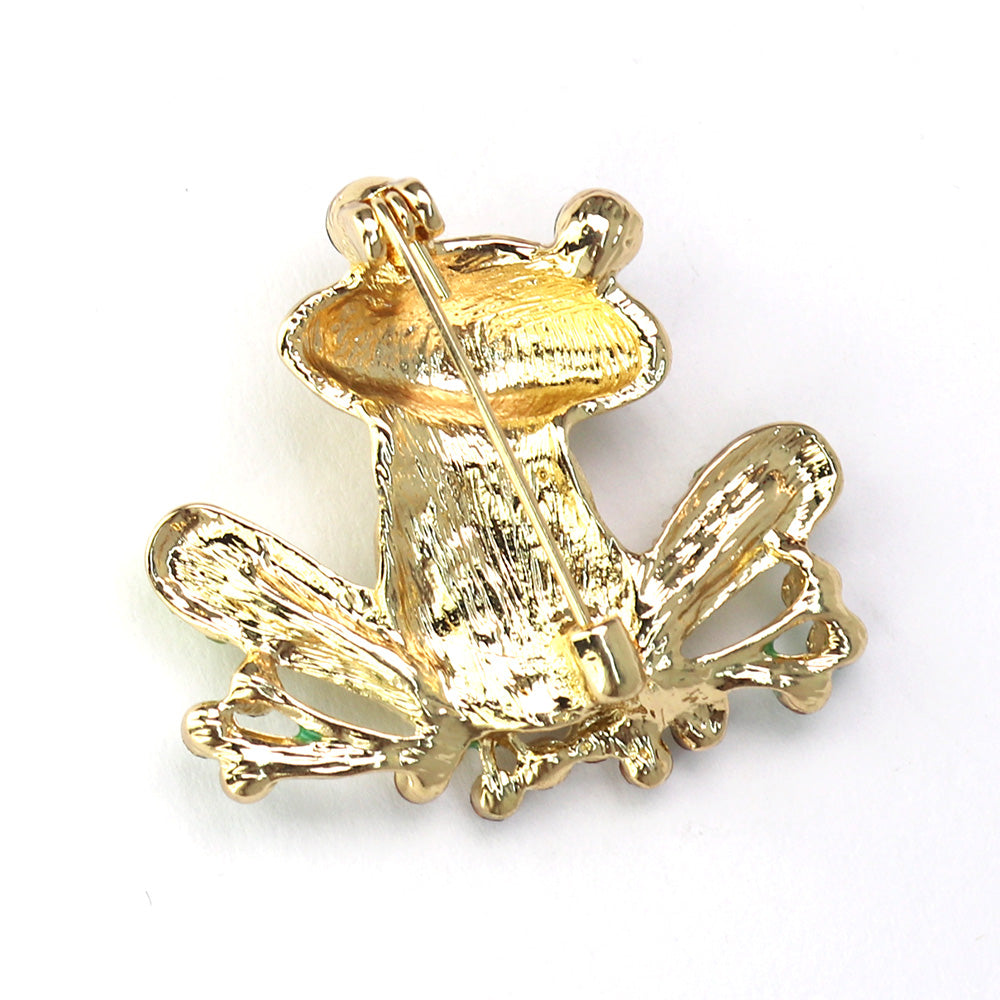 キラキラ-カエル-ブローチ-グリーン-ファッション-ブローチピン-可愛い-おしゃれ-アクセサリー-プレゼント-贈り物-メンズ-レディース-子供-ジュエリー-カフス専門店