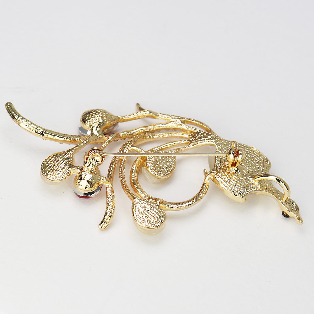 キラキラ-鳥-モチーフ-ブローチ-ファッション-ブローチピン-エレガント-可愛い-おしゃれ-アクセサリー-プレゼント-贈り物-メンズ-レディース-子供-ジュエリー-カフス専門店