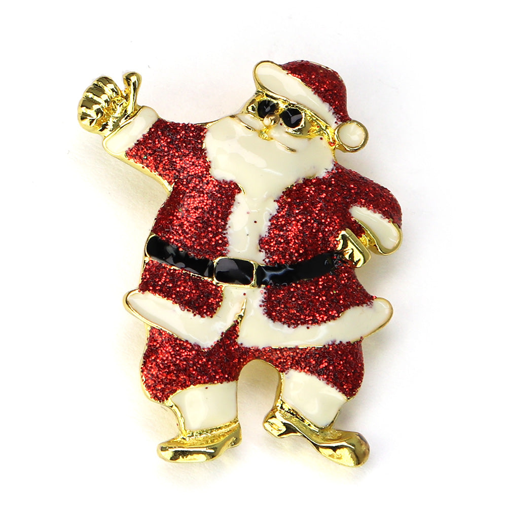 クリスマス-ブローチ-サンタクロース-キラキラ-ファッション-クリスマスブローチピン-可愛い-おしゃれ-アクセサリー-プレゼント-贈り物-メンズ-レディース-子供-ジュエリー-カフス専門店