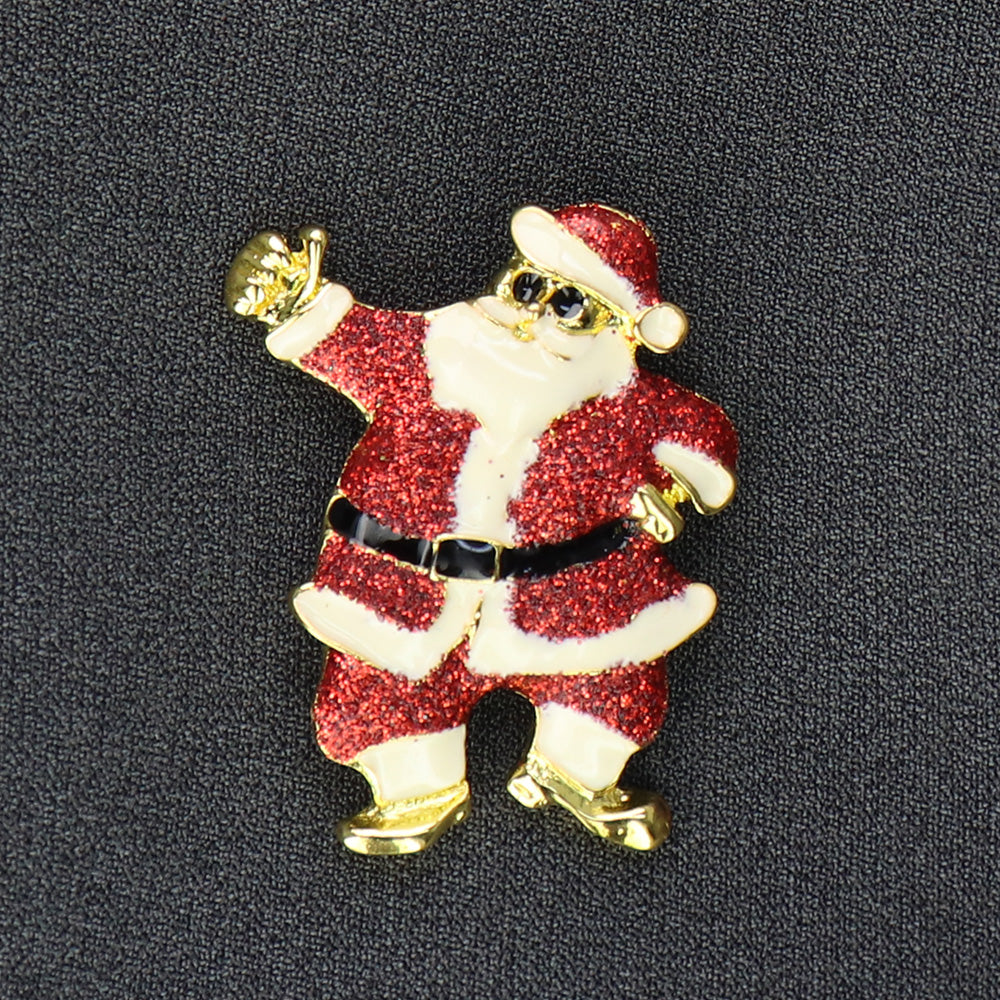 クリスマス-ブローチ-サンタクロース-キラキラ-ファッション-クリスマスブローチピン-可愛い-おしゃれ-アクセサリー-プレゼント-贈り物-メンズ-レディース-子供-ジュエリー-カフス専門店