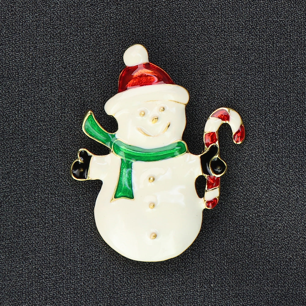 雪だるま-ブローチ-キラキラ-スノーマン-ファッション-クリスマスブローチピン-可愛い-おしゃれ-アクセサリー-プレゼント-贈り物-メンズ-レディース-子供-ジュエリー-カフス専門店