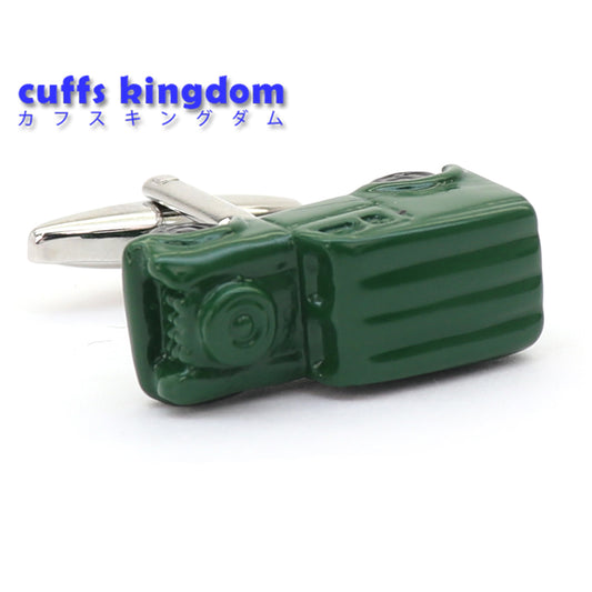 緑の車 オフロードカー カフスボタン おしゃれ 男女 個性 プレゼント ギフト 可愛い 大人気 車 結婚式 カフス専門店