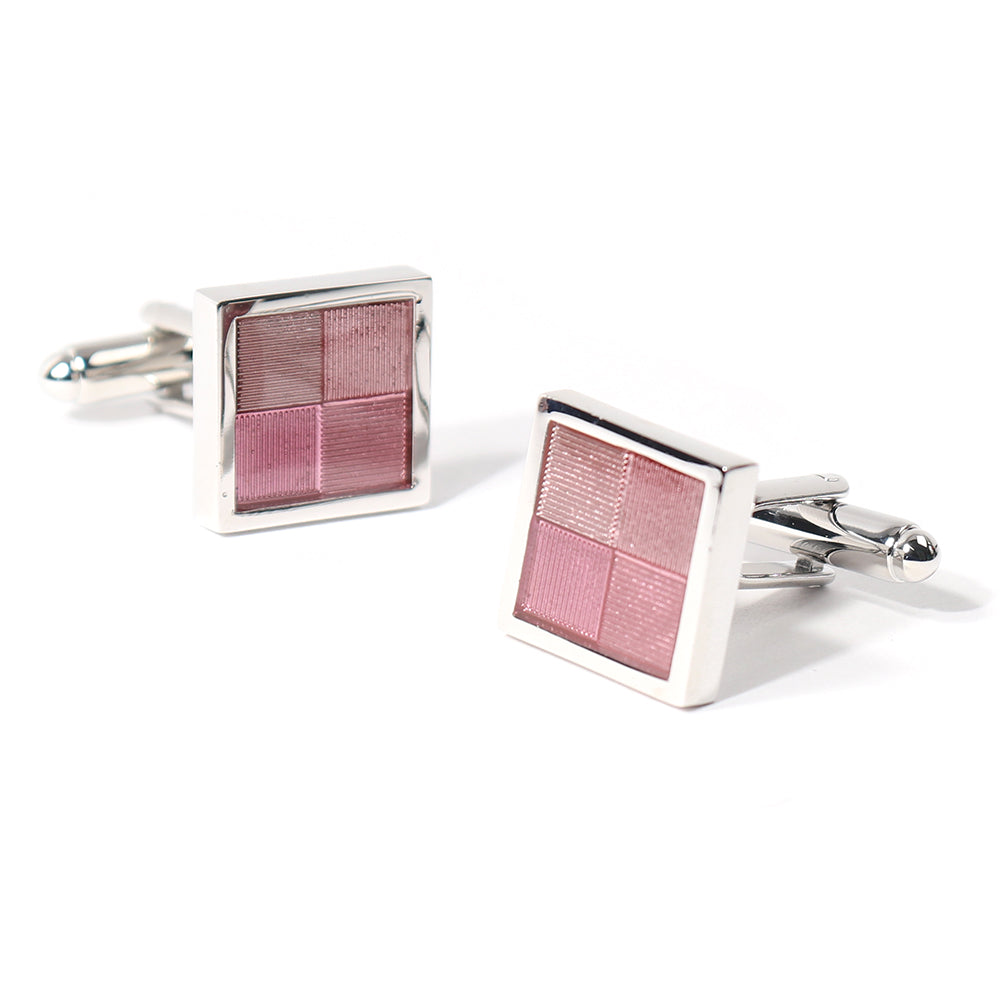 桃色 グラデーション カフスボタン 【 男女 カフリングス 営業マン おしゃれ かわいい 結婚式 カジュアル シンプル スーツ 人気 プレゼント ギフト 入園式 入学式 成人式 】