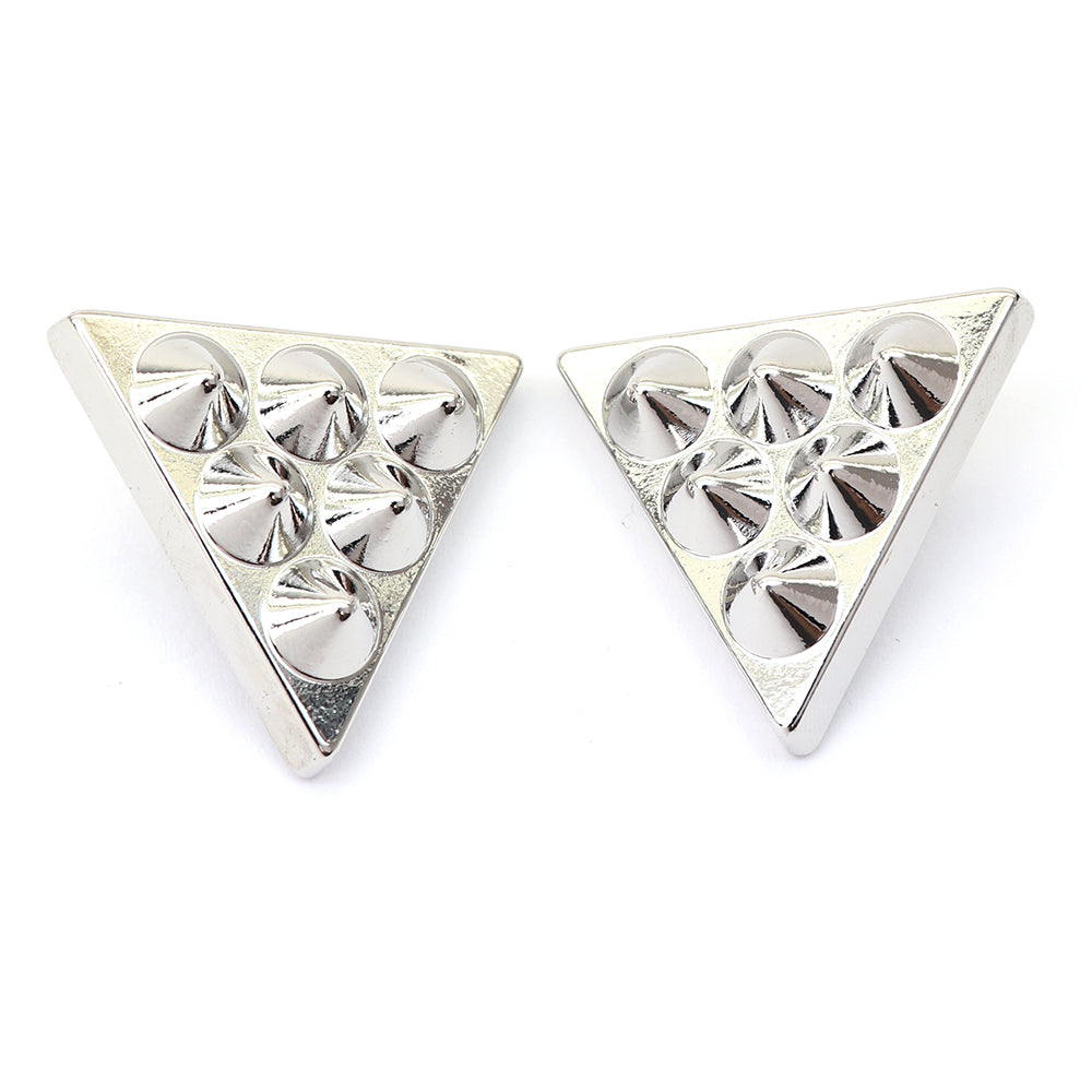 襟のおしゃれに 三角 カラーピン シルバー 男女 アクセサリー エレガント 人気 プレゼント ギフト カフス専門店