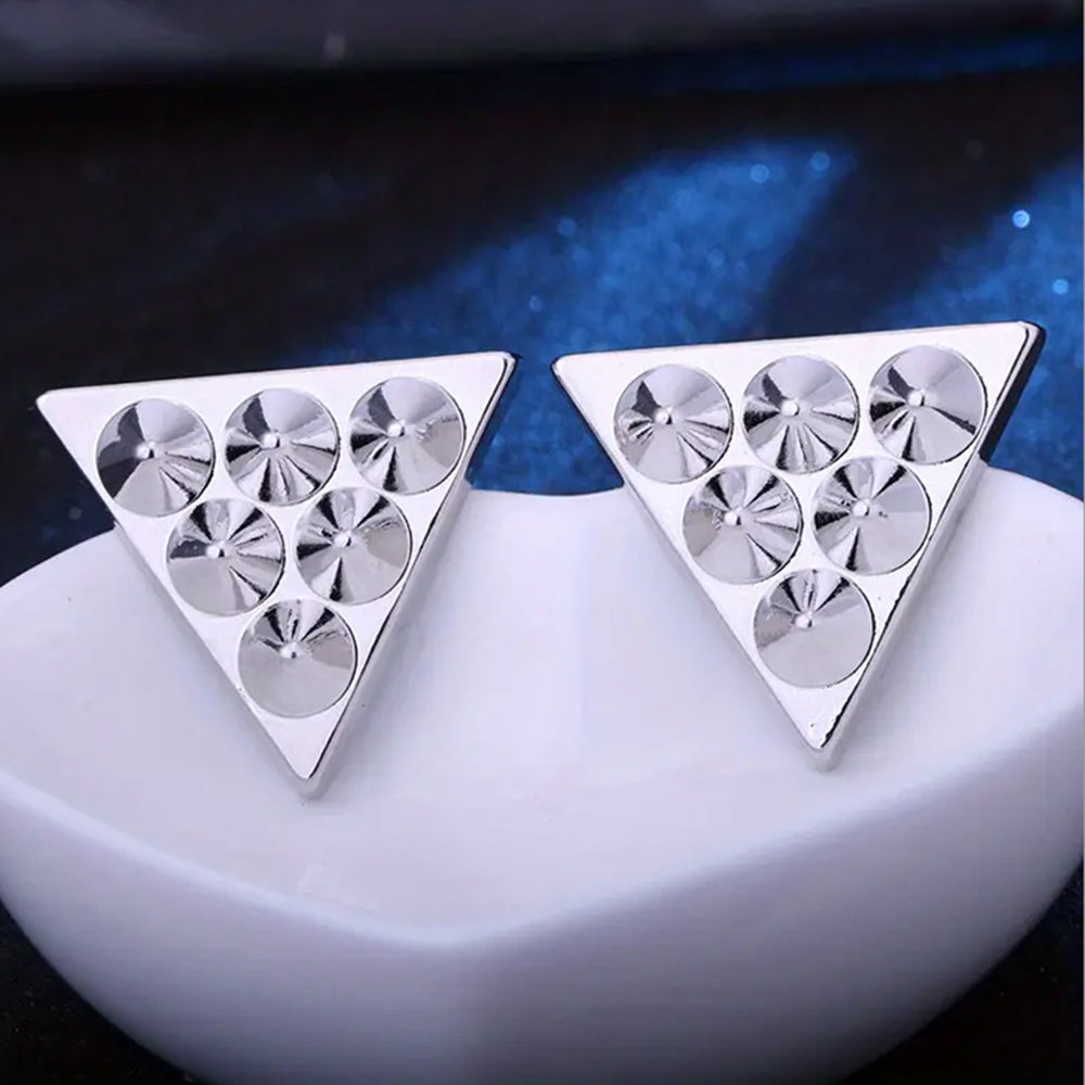 襟のおしゃれに 三角 カラーピン シルバー 男女 アクセサリー エレガント 人気 プレゼント ギフト カフス専門店