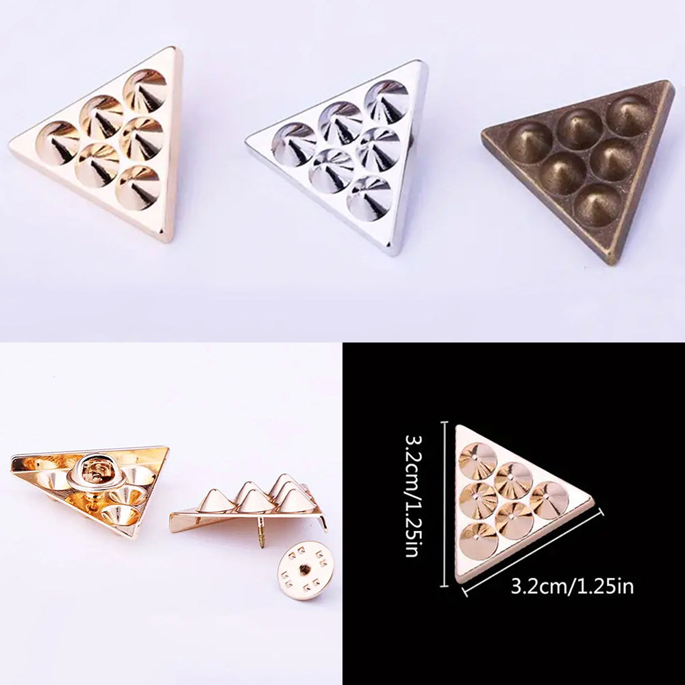 襟のおしゃれに 三角 カラーピン シルバー 男女 アクセサリー エレガント 人気 プレゼント ギフト カフス専門店