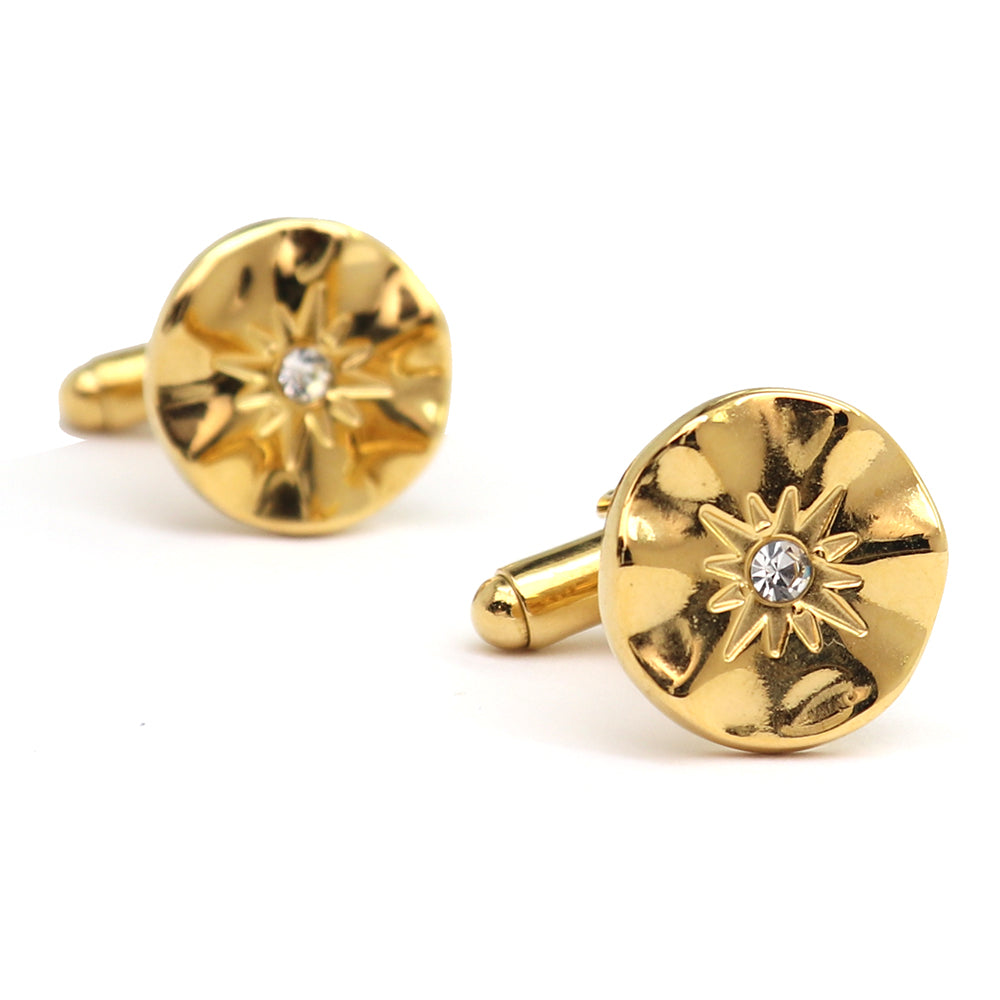 ゴールド カフスボタン お花 男女 営業マン おしゃれ かわいい エレガント 結婚式 スーツ 人気 プレゼント ギフト 入園式 入学式 成人式 カフス専門店