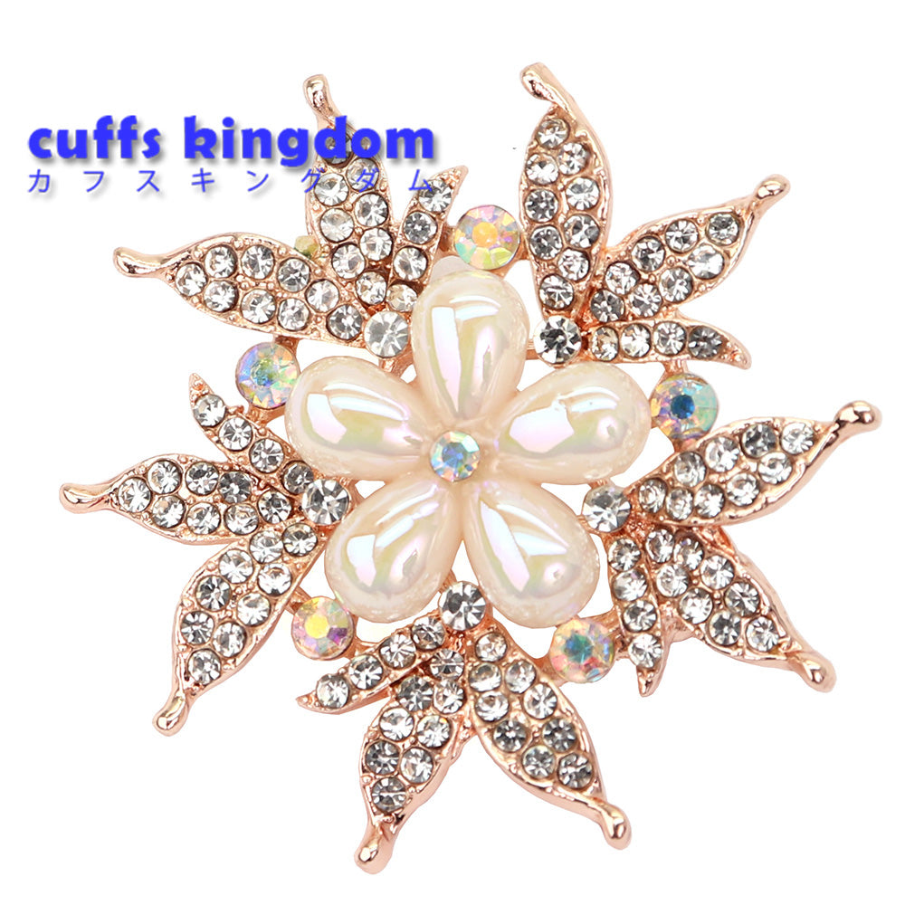 輝く お花 ブローチ クリスタル ファッション コサージュ ピン エレガント 可愛い おしゃれ アクセサリー プレゼント 贈り物 メンズ レディース 子供 ジュエリー カフス専門店