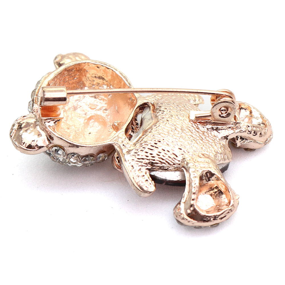 キラキラ くまさん ブローチ クリスタル ファッション コサージュ ピン エレガント 可愛い おしゃれ アクセサリー プレゼント 贈り物 メンズ レディース 子供 ジュエリー カフス専門店