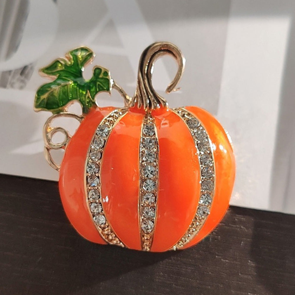 【送料無料】パンプキン カボチャ ブローチ ハロウィン イベント ファッション ピン エレガント 可愛い おしゃれ アクセサリー プレゼント 贈り物 メンズ レディース 子供 ジュエリー カフス専門店
