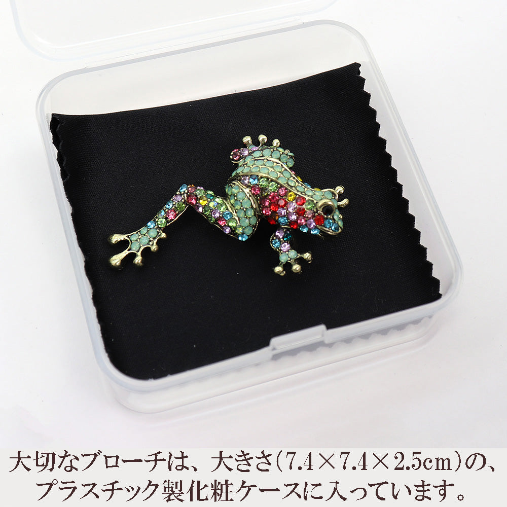 【送料無料】ジャンプ カエル ブローチ ファッション ピン エレガント 可愛い おしゃれ アクセサリー プレゼント 贈り物 メンズ レディース 子供 ジュエリー カフス専門店