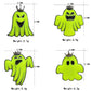 【送料無料】ゴースト ブローチ ハロウィン イベント ファッション ピン 可愛い おしゃれ アクセサリー プレゼント 贈り物 メンズ レディース 子供 ジュエリー カフス専門店
