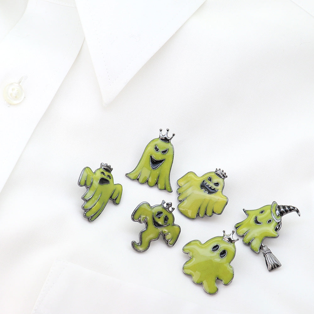 【送料無料】ゴースト ブローチ ハロウィン イベント ファッション ピン 可愛い おしゃれ アクセサリー プレゼント 贈り物 メンズ レディース 子供 ジュエリー カフス専門店