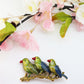 【送料無料】鳥 ブローチ ファッション ピン エレガント 可愛い おしゃれ アクセサリー プレゼント 贈り物 メンズ レディース 子供 ジュエリー カフス専門店