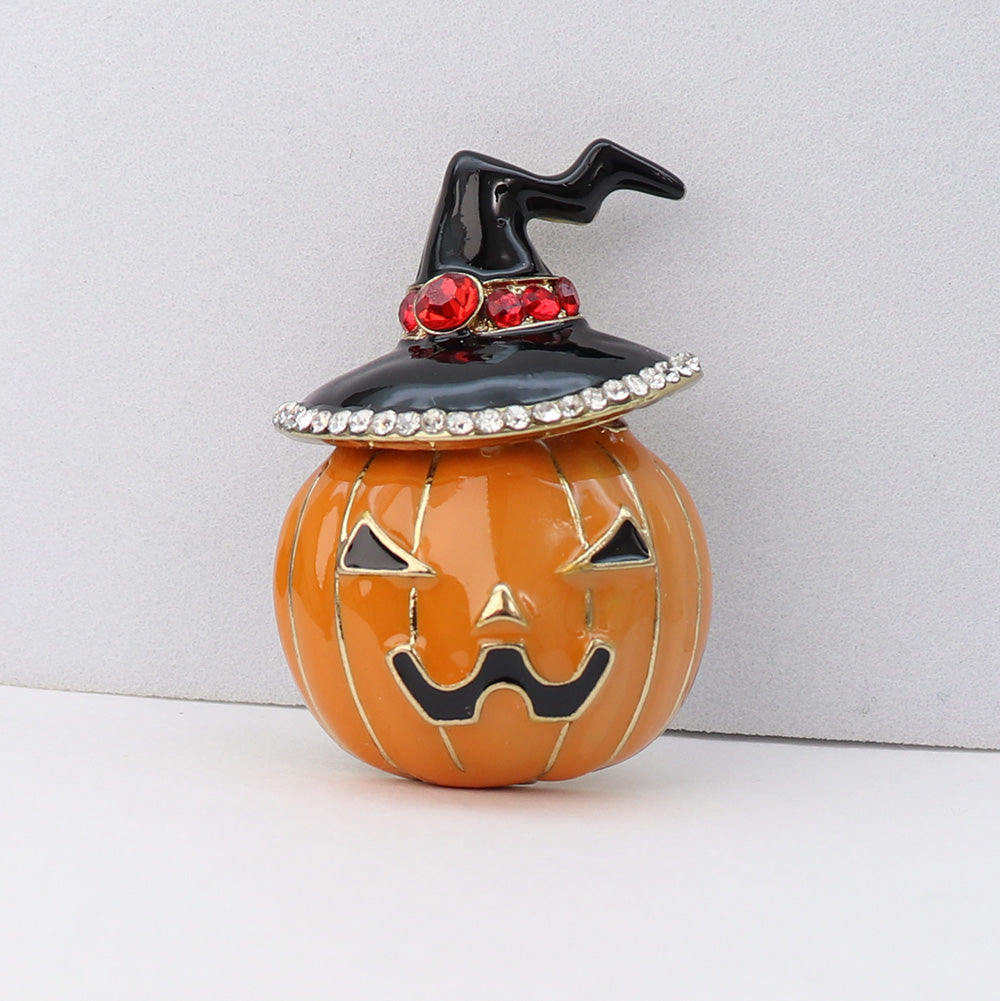 【ハロウィンを楽しむ！】かぼちゃランタン ブローチ ハロウィン イベント ファッション ピン 可愛い おしゃれ プレゼント 贈り物 メンズ レディース 子供 カフス専門店