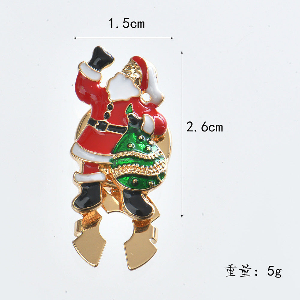【小さなワンポイントで、一気に華やかクリスマス！】サンタクロース クリスマス ボタンカバー メンズ レディース シャツ 鞄 帽子 小物 アクセサリー クリスマスギフト プレゼント パーティー 選べる種類