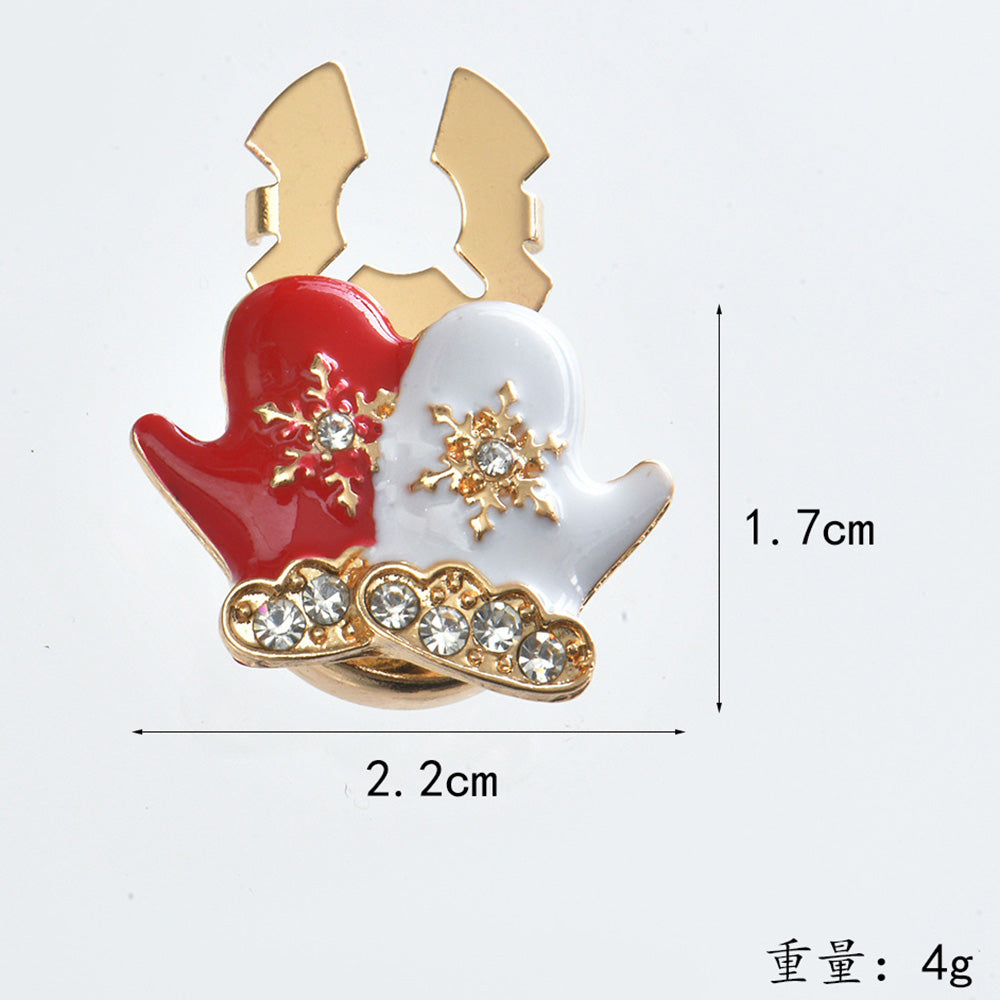 【小さなワンポイントで、一気に華やかクリスマス！】クリスマス ボタンカバー メンズ レディース シャツ 鞄 帽子 小物 アクセサリー クリスマスギフト プレゼント パーティー  選べる種類