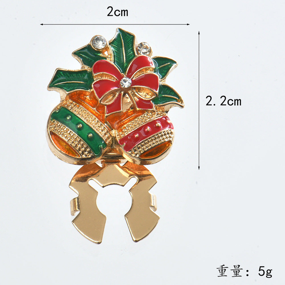 【小さなワンポイントで、一気に華やかクリスマス！】クリスマス ボタンカバー メンズ レディース シャツ 鞄 帽子 小物 アクセサリー クリスマスギフト プレゼント パーティー  選べる種類