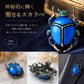 昆虫 ブローチ 青 甲虫 ビートル スカラベ風 ブルー ラインストーン アクセサリー 個性的 バッグ 帽子 ストール プレゼント ギフト