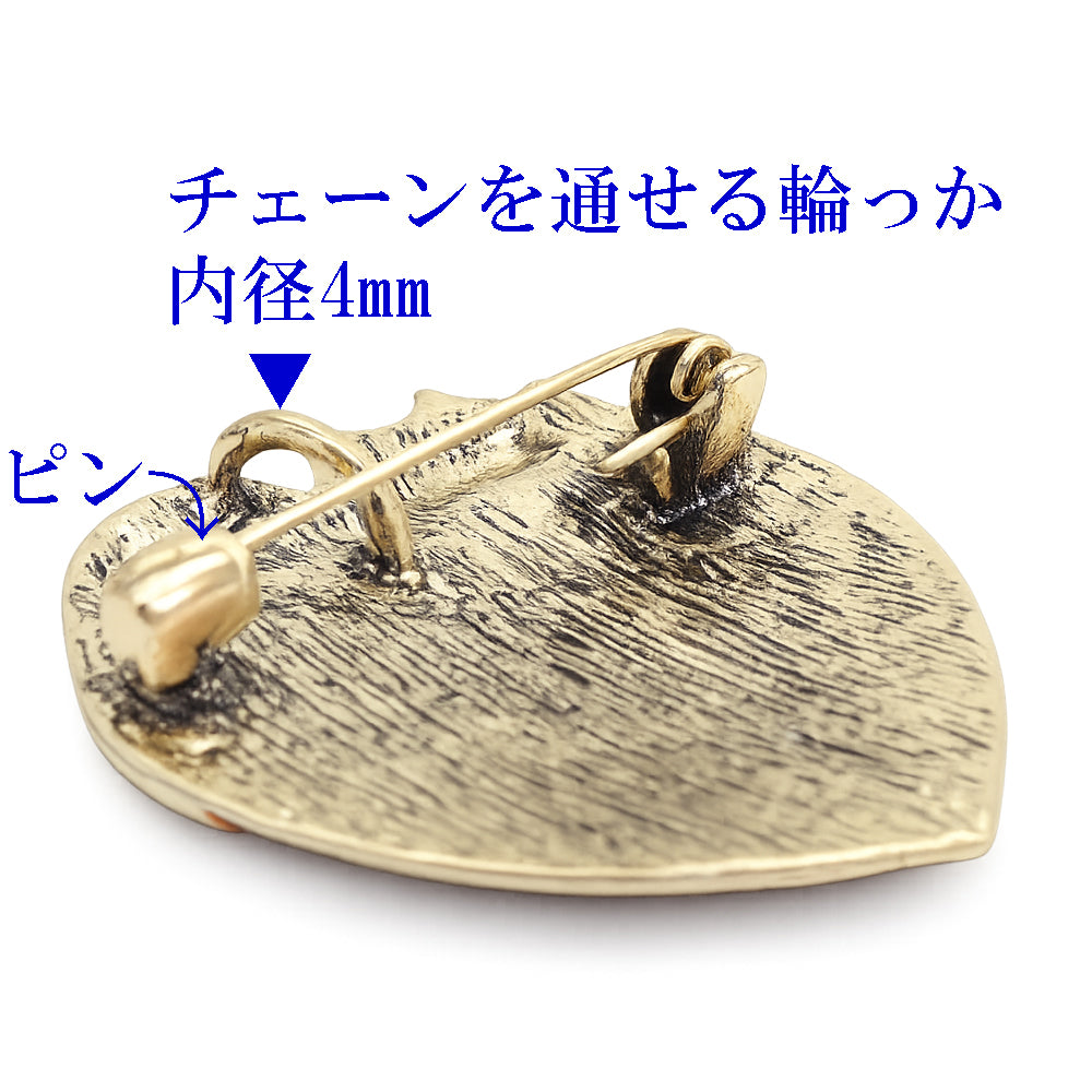 猫 と いちご ブローチ ペンダント 2WAY ストロベリー キャット 赤 レッド フルーツ アニマル アクセサリー かわいい ユニーク バッグ 帽子 ストール ギフト