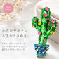 カラフル サボテン ブローチ ペンダント 2WAY ラインストーン グリーン 観葉植物 多肉植物 ボタニカル アクセサリー おしゃれ 個性的 バッグ 帽子 ストール ギフト