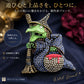 魔女 ブローチ ほうき ウィッチ ラインストーン キラキラ ハロウィン 個性的 アクセサリー 大きめ かわいい おしゃれ プレゼント ギフト