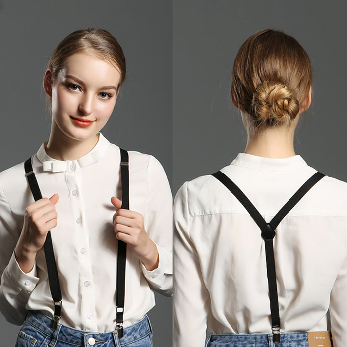 牛革を使ったシンプルで上品なサスペンダーＹ型【ワインレッド】男女兼用 すっきりエレガント幅16mm スーツ フォーマル 男女 祝 おしゃれ かわいい 結婚式 カジュアル 人気 プレゼント ギフト 入園式 入学式 成人式