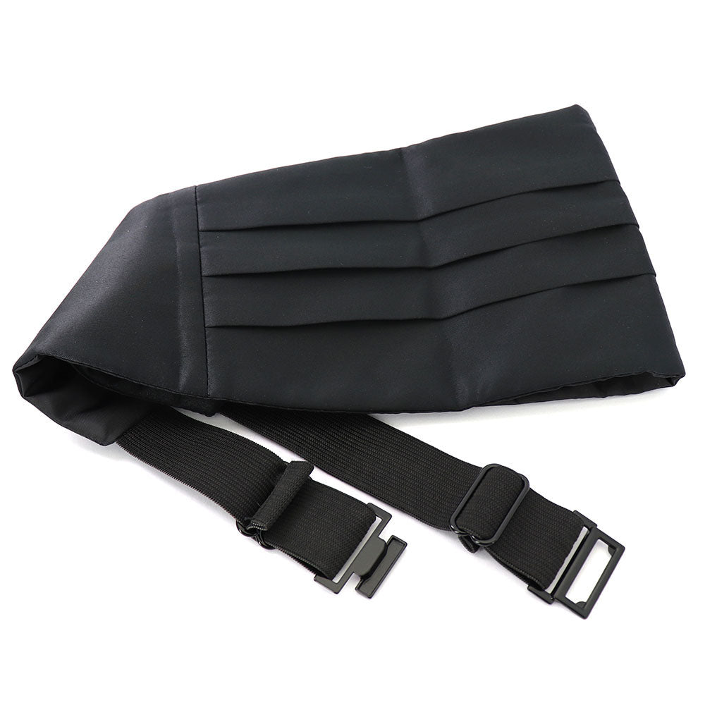 カマーバンド-結婚式-サービス業-バーテンダー正装-ブラック